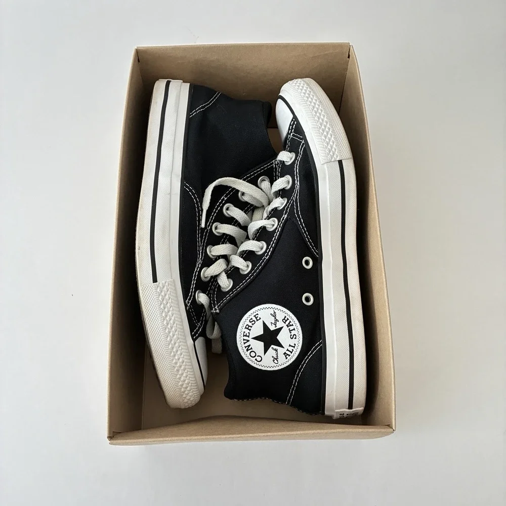 Converse Chuck Taylor All Star Malden Street Mid Canvas Sneakers Black Men's 7